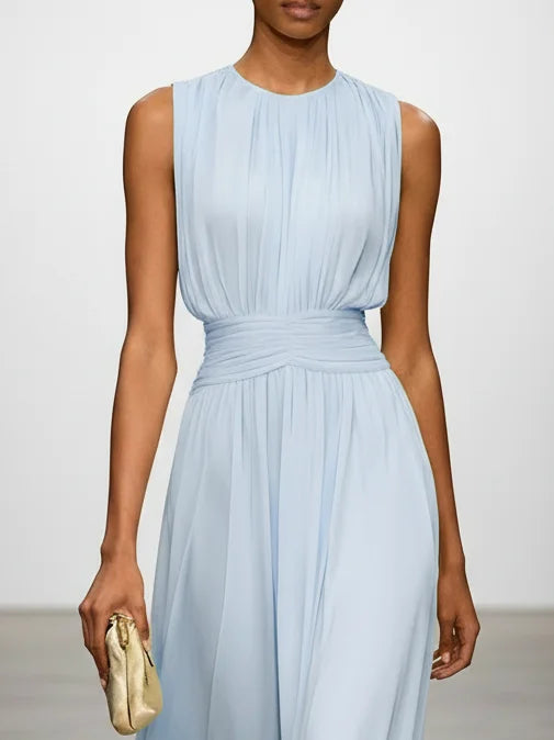 Crisha | Gerafftes A-Linien-Kleid