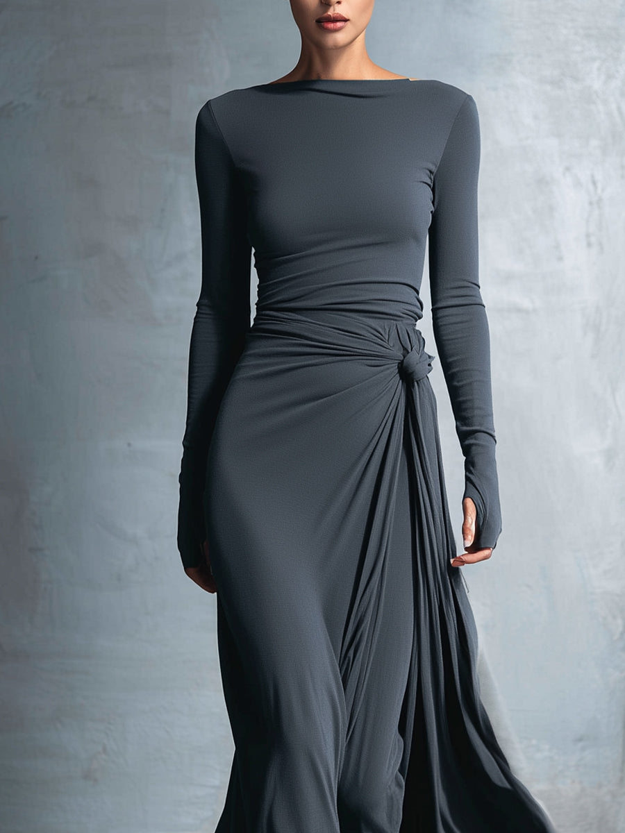Lyla - Elegant Fluid Maxi Dress