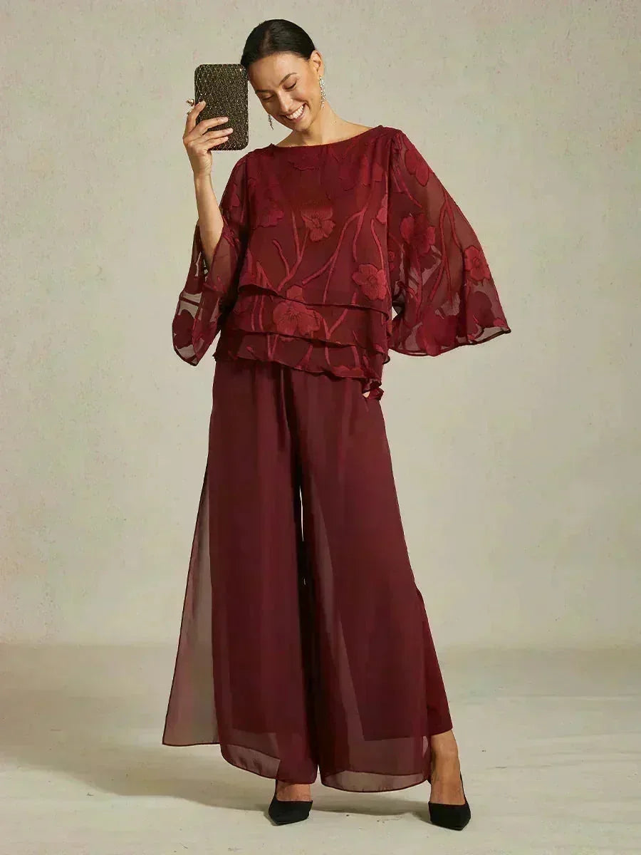 Vivette | Floral Layered Chiffon Blouse