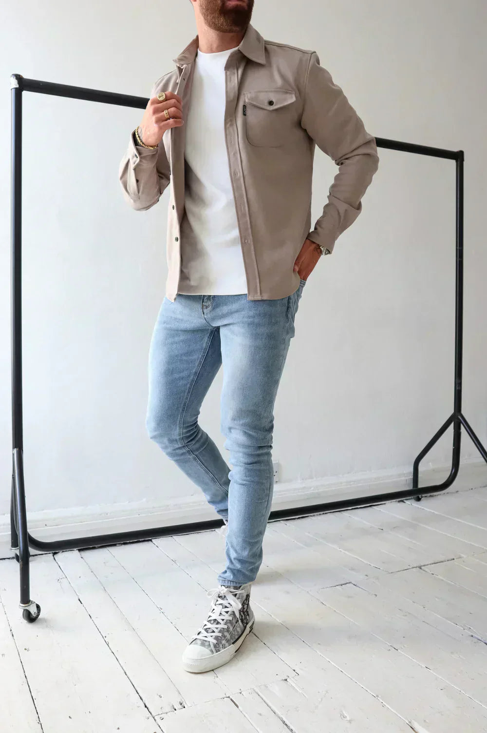 Declan | Button-Up Overshirt Jacket