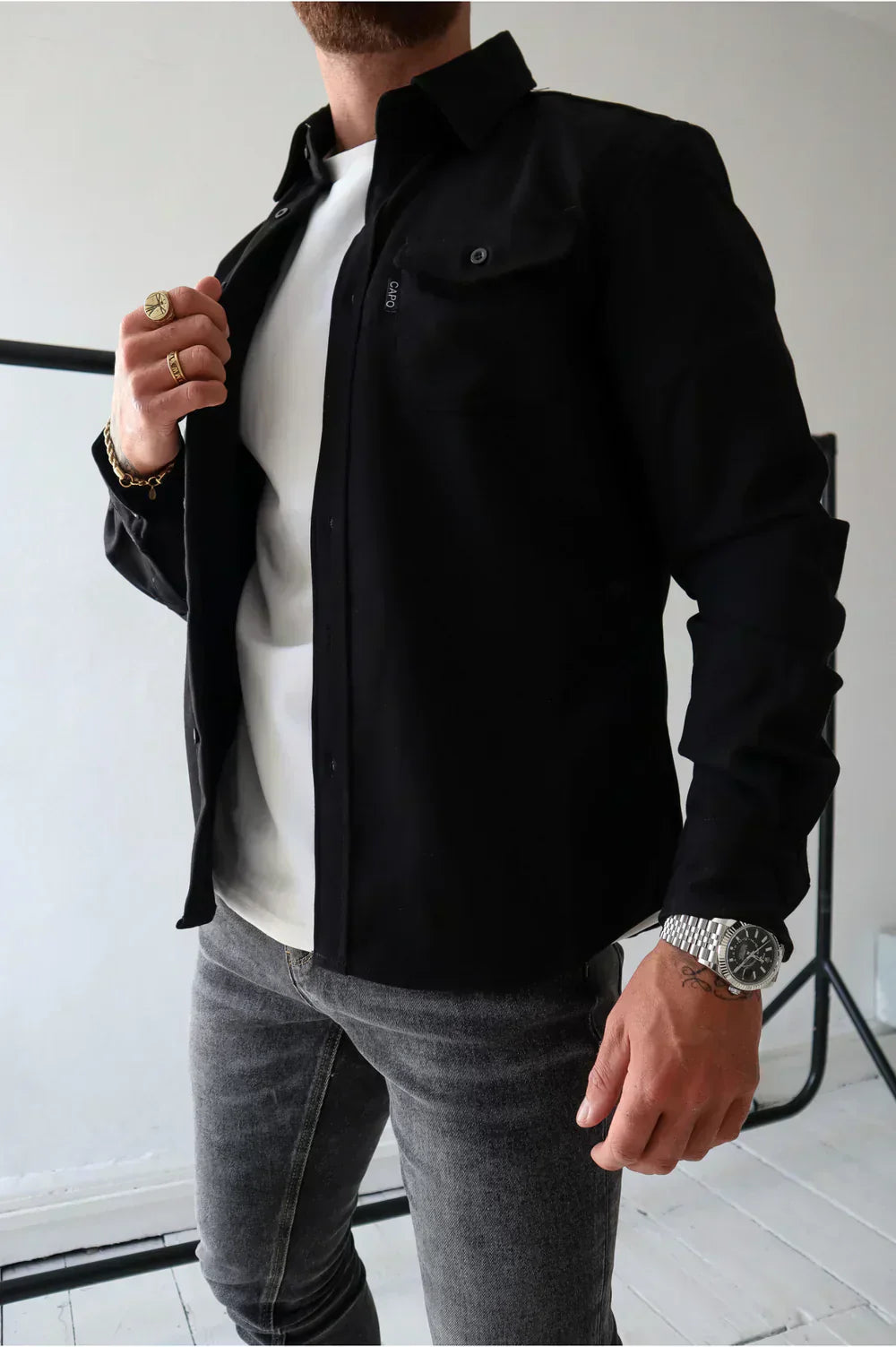 Declan | Button-Up Overshirt Jacket