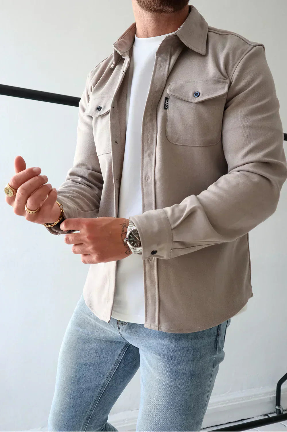 Declan | Button-Up Overshirt Jacket