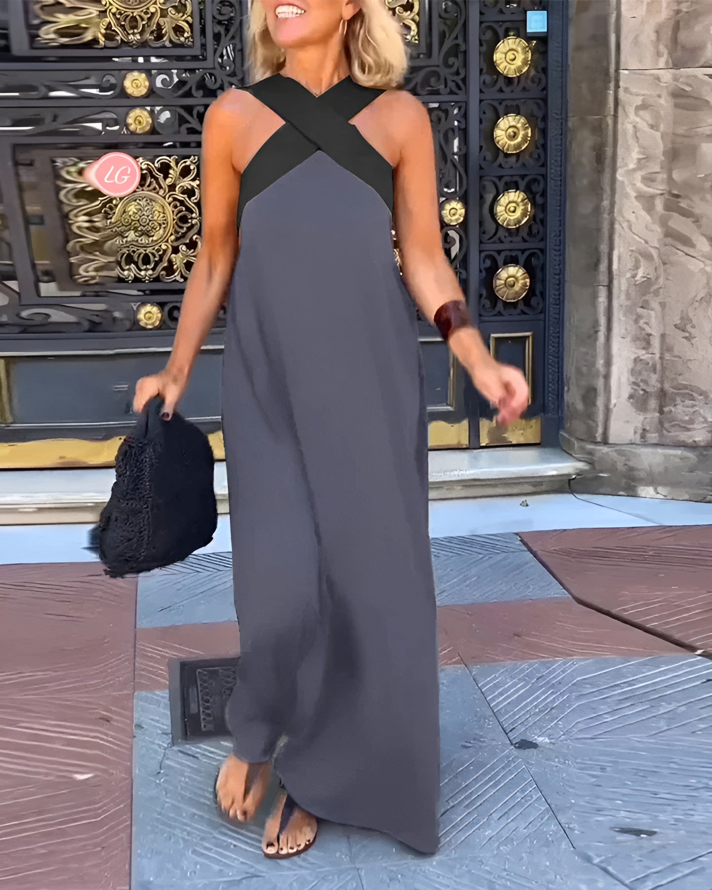The Crossed Shoulder Dress