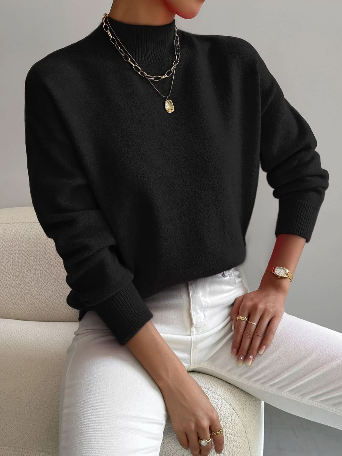 ROSALIE ROLL NECK JUMPER