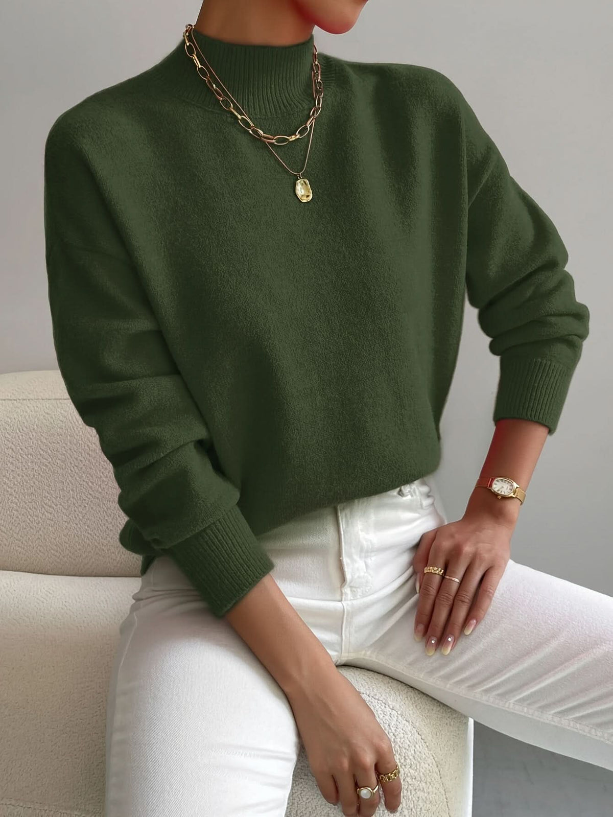 ROSALIE ROLL NECK JUMPER